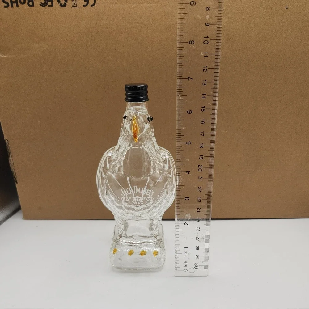 Jack Daniel's Old No. 7 Brand Rare Glass Eagle Decanter Approximately 8 in